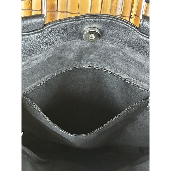 Cute Cat Face Vegan Leather Tote Bag Purse With White Pom Poms - Picture 9 of 14